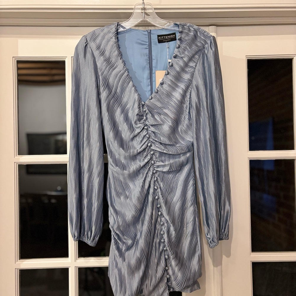 Blue Kittenish Dress-  XS